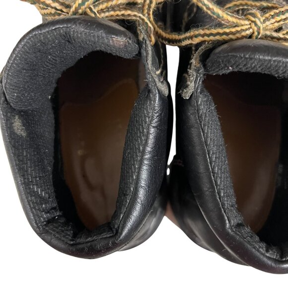 Vintage Dr. Martens Brown Leather Made in England 8458 Lace-Up‎ Platform Boots 9 - Picture 10 of 12